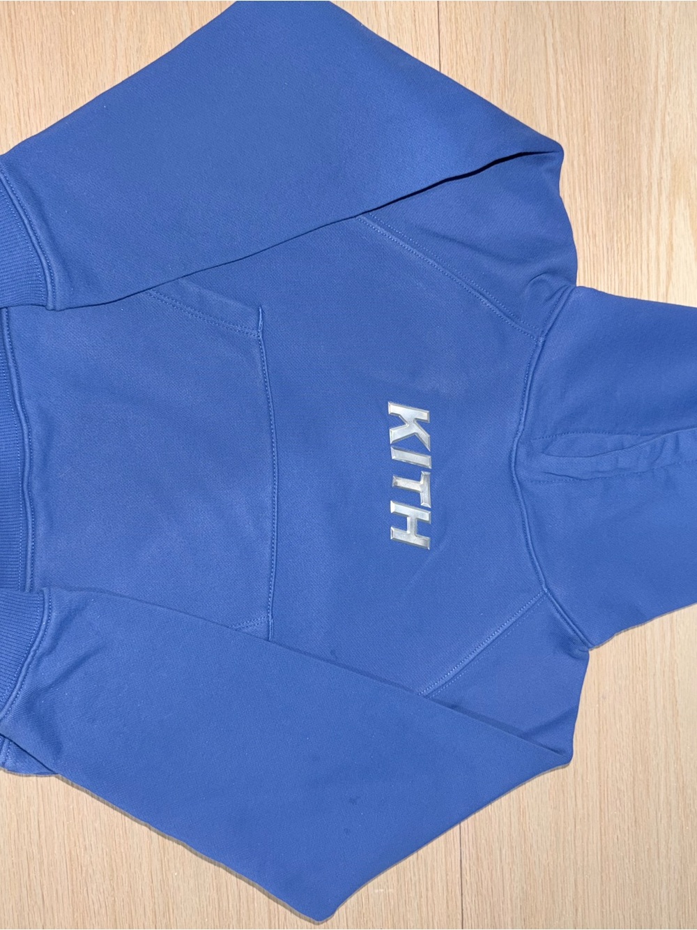 Kith Royal Blue Sweatshirt with Branded Care Tag